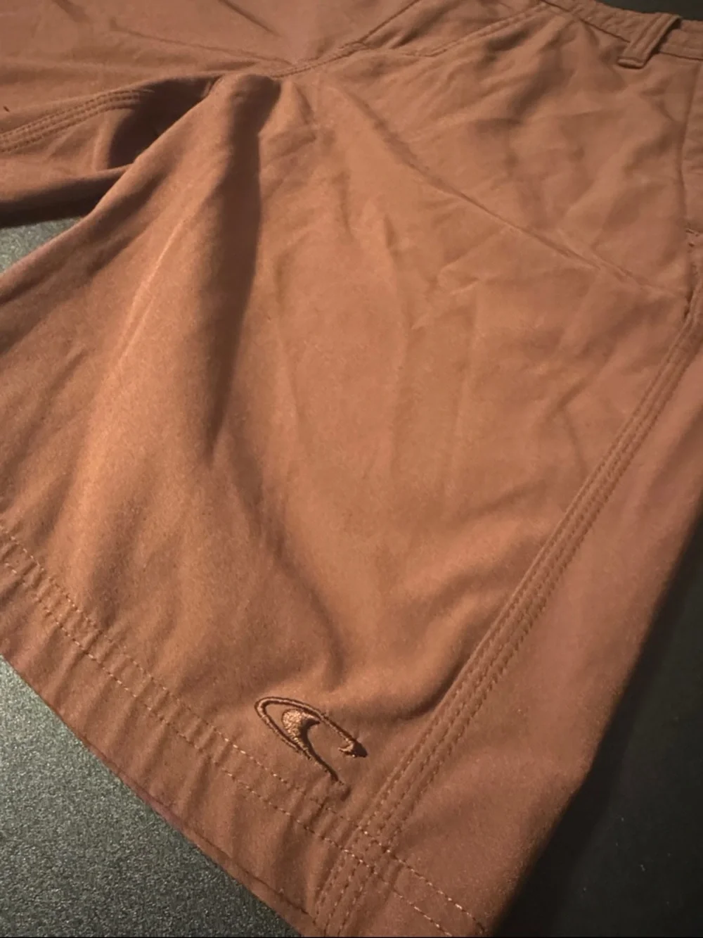 O’Neill Boys Rust-Brown Flat Front Performance Shorts - Picture 2 of 6